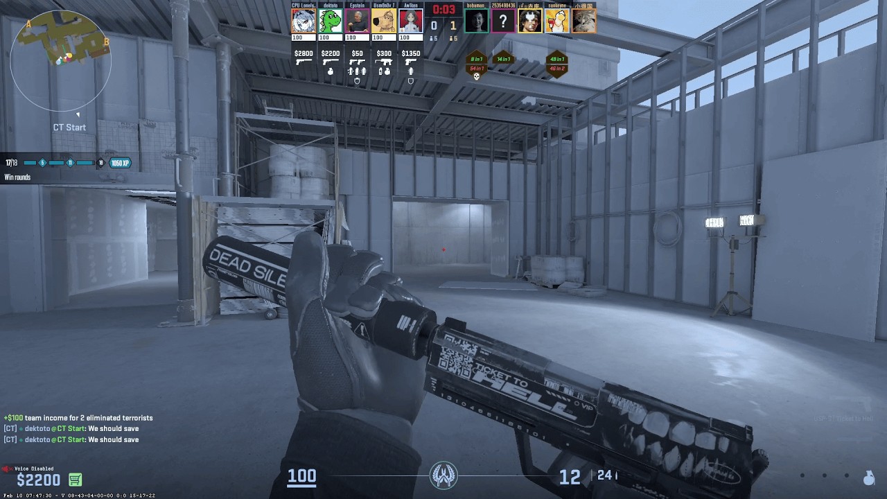 4 vs 5 at the end of the match