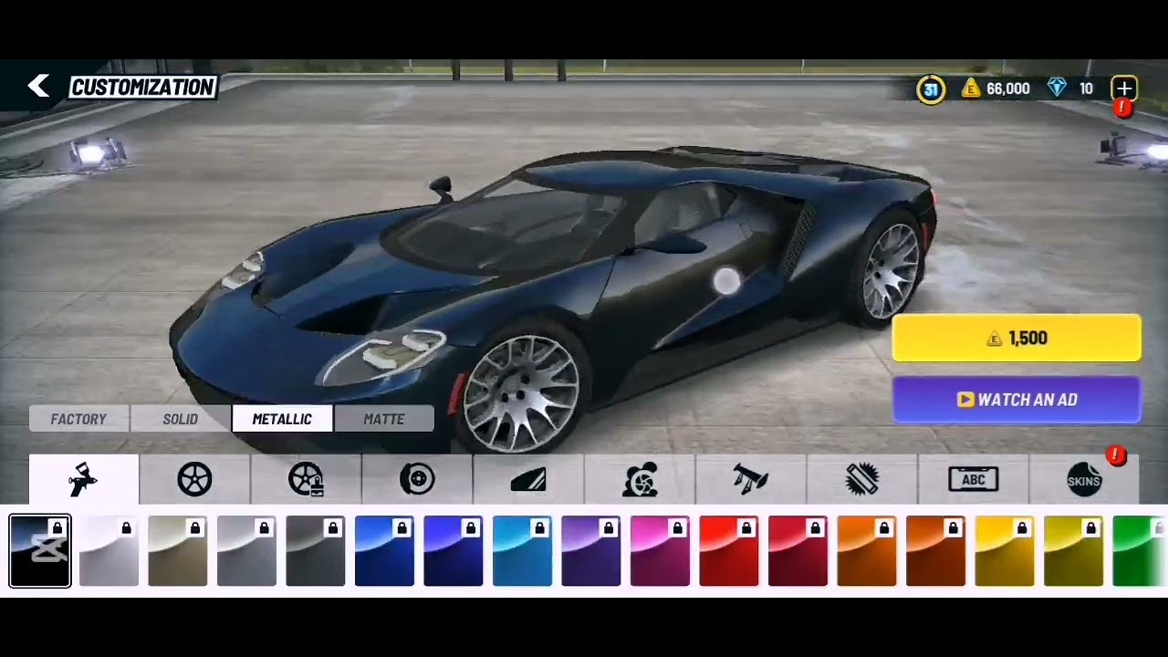 Buying my first Ford GT + Modification in extreme car driving simulator.