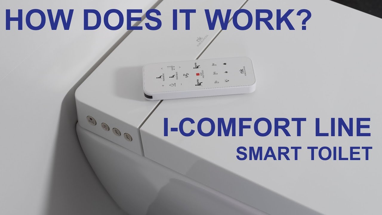 How does the I-Comfort Project toilet work?