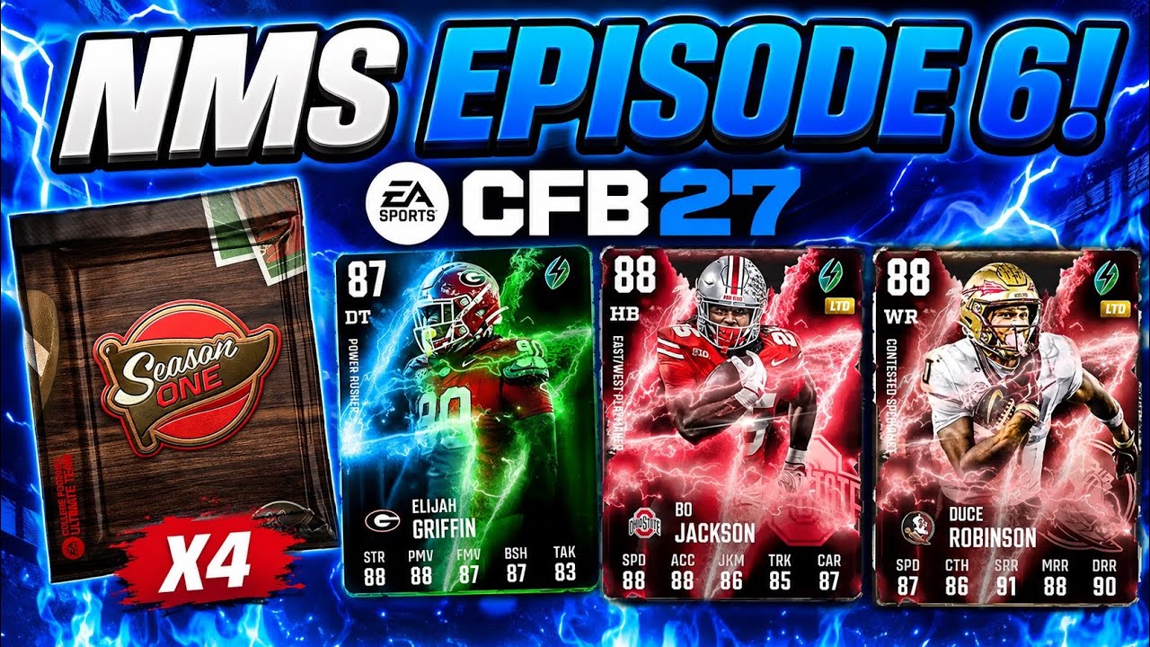 4 BND RARE FANTASY PACKS & HOW TO USE YOUR EXTRA TROPHIES! NMS EPISODE 6! CFB 27 ULTIMATE TEAM!
