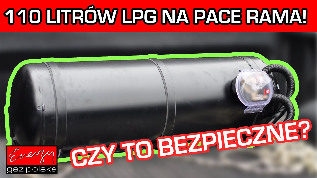 Ponad 100 litrowy zbiornik na pace DODGE RAM 5.7 HEMI na gaz LPG Instalacja gazu w Energy Gaz Polska