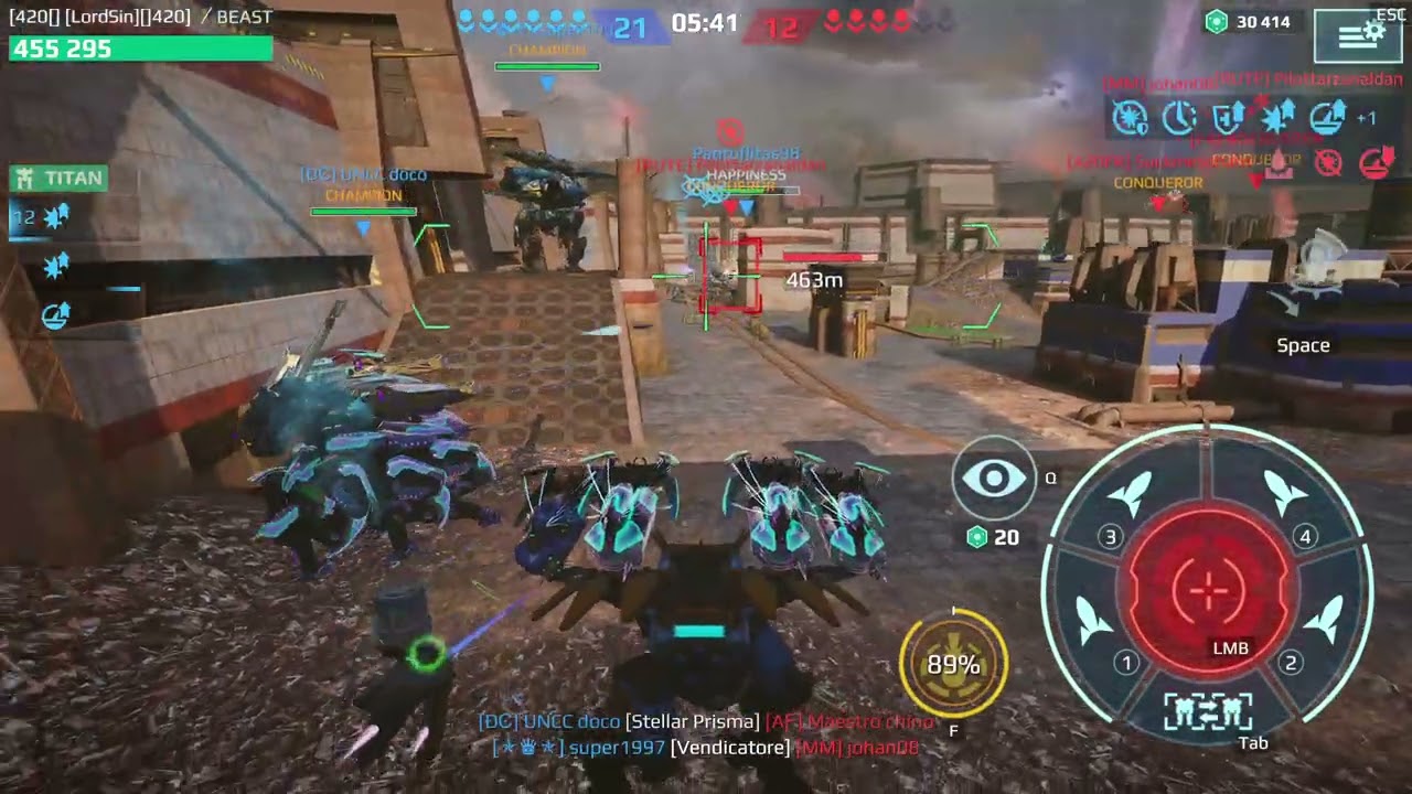 War Robots Chase Loki into the land mine
