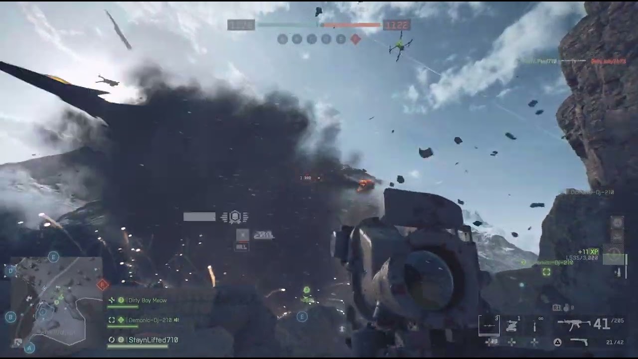 Battlefield 6 1st jet down of match