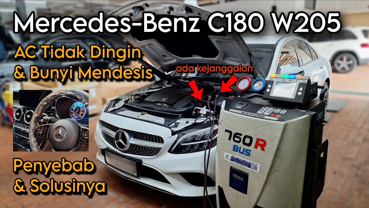 Mercedes-Benz W205 AC Tidak Dingin | Cari Penyabnya!!!