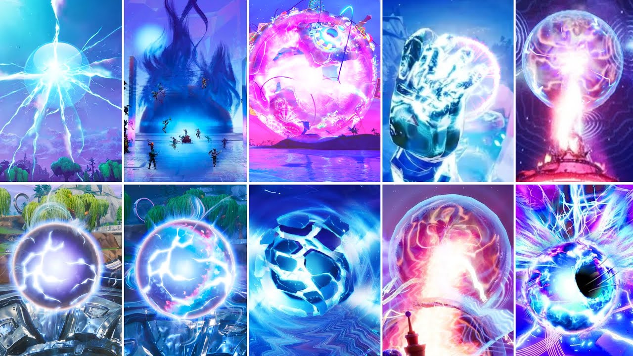 Evolution of the Zero Point - Fortnite Chapter 1 (Season 1) to Chapter 2 (Season 7)