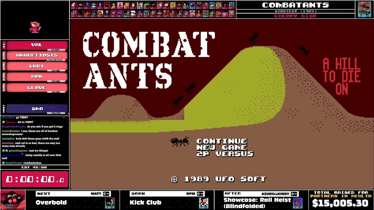 COMBATANTS - Cherry Disk by Val | UFO 50 Cherry Rush 2025
