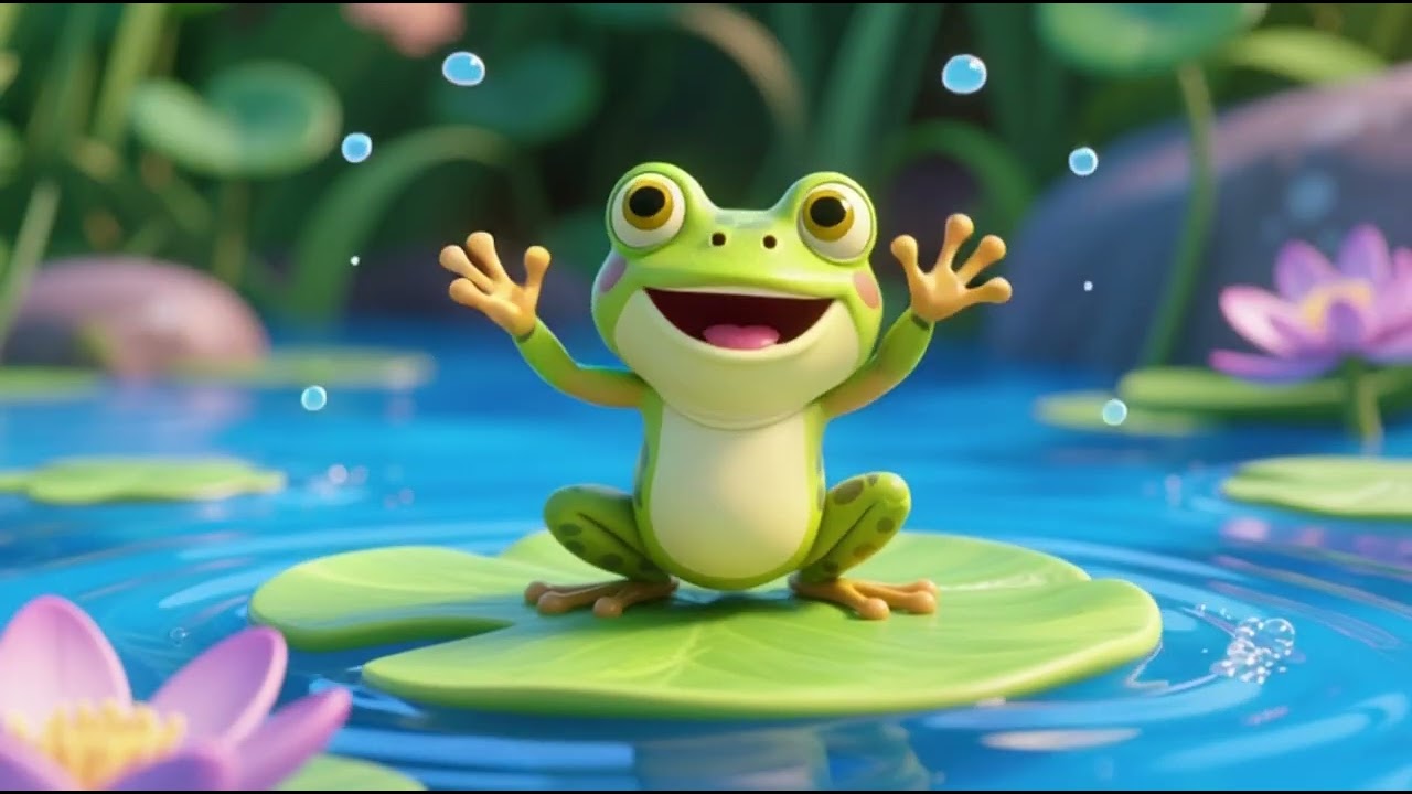Frog Says Ribbit 🐸 | Pond Animal Song | Nursery Rhymes & Kids Songs