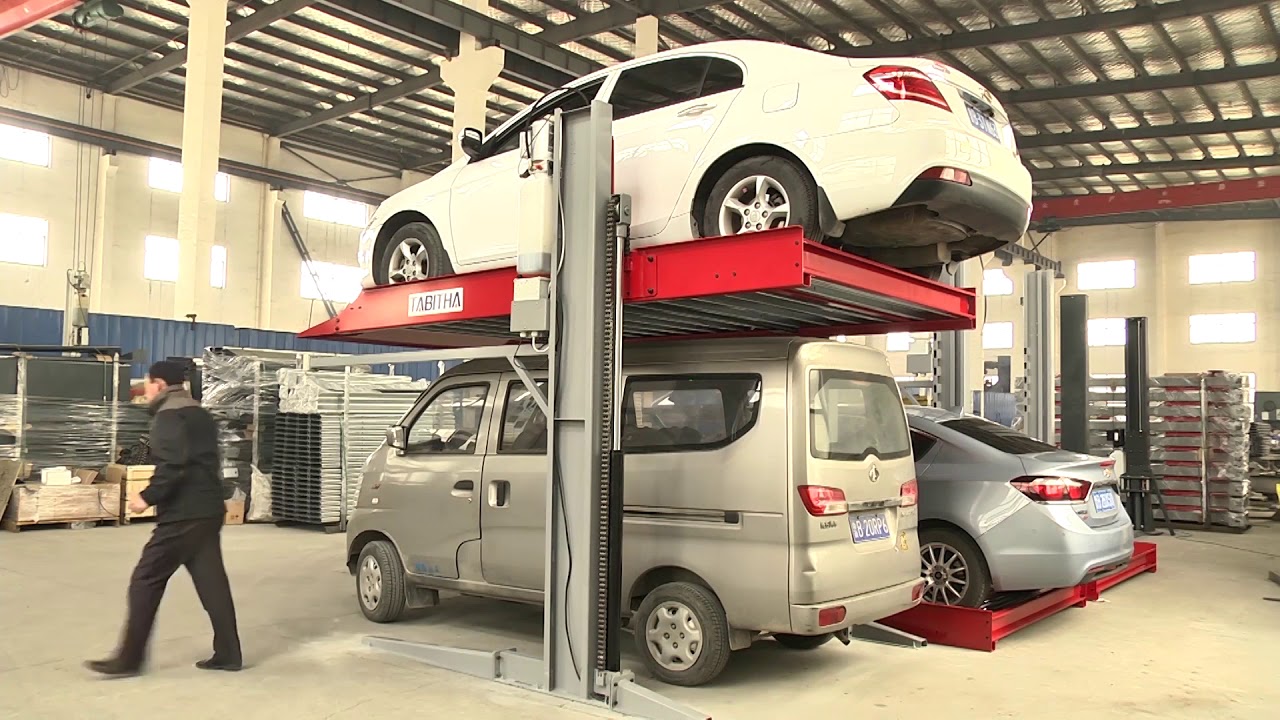 Easy parking-Two Post Parking Lift With Single Cylinders