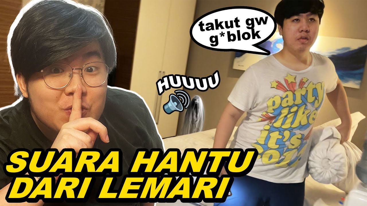 Gw PRANK Editor Gw Ada Hantu di Tempat Penginapan Kita - BANDUNG VLOG 02
