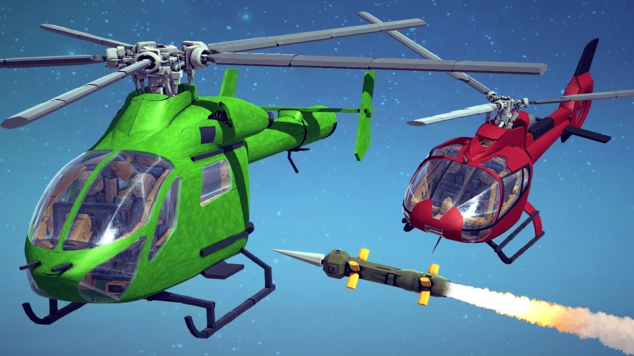 Helicopter Crashes & Shootdowns #31 | Besiege