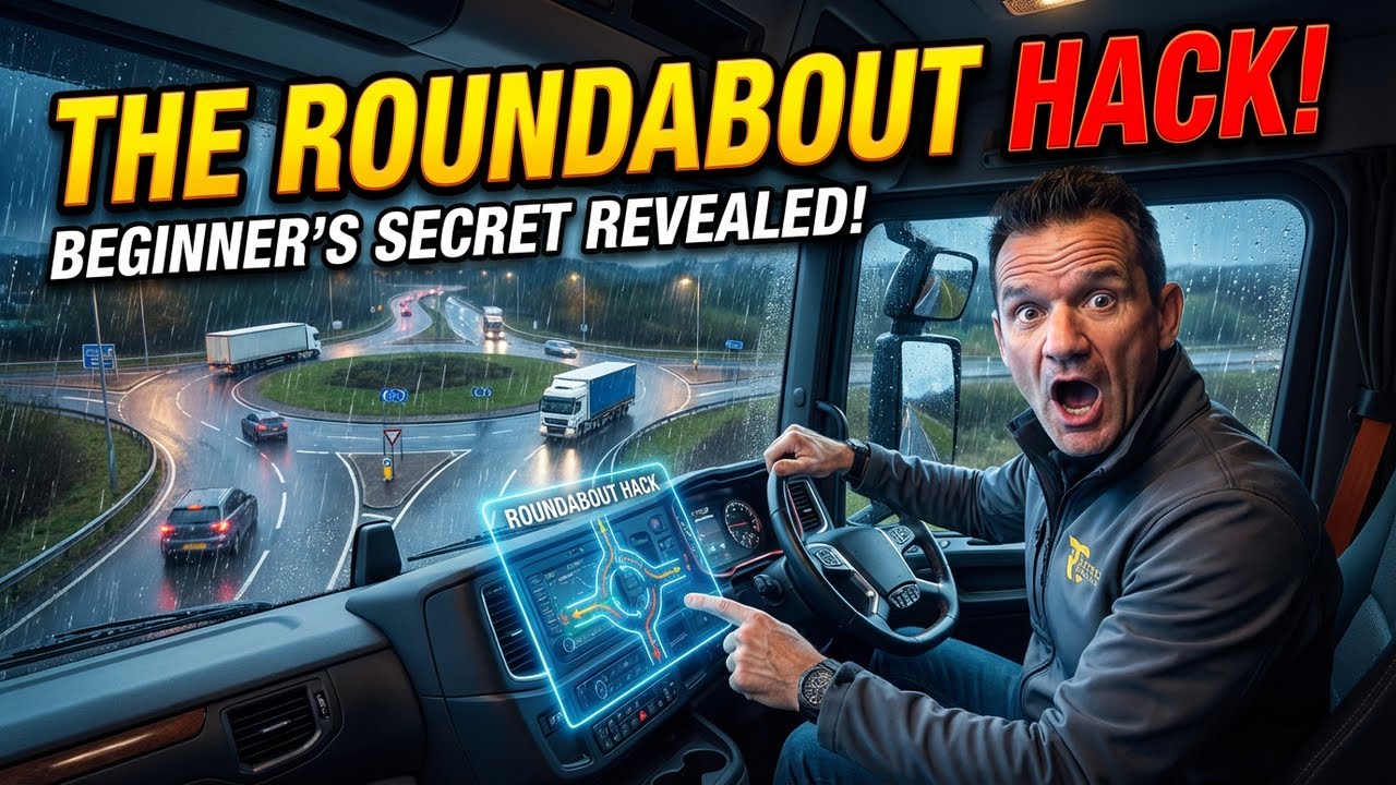 The #1 Roundabout Hack Every Beginner HGV Driver Must Know!