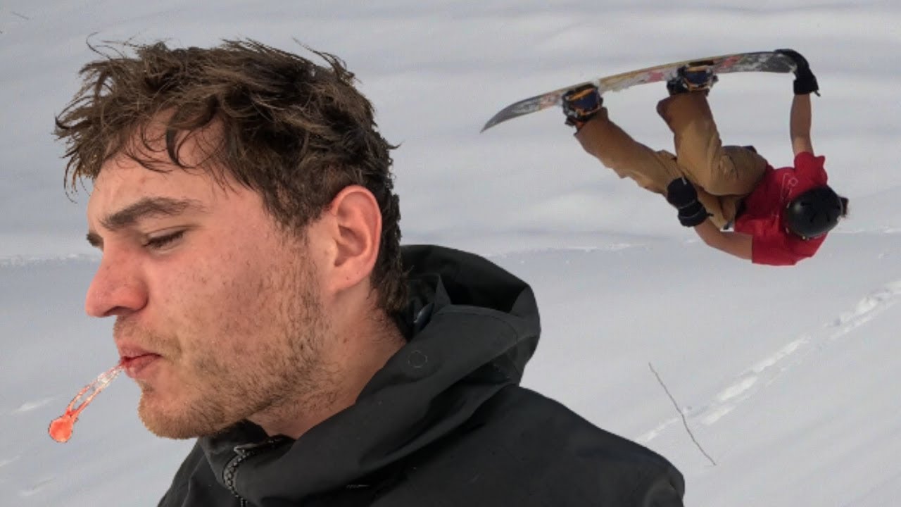 Il a mangé ses genoux ! - Snowboard backcountry -