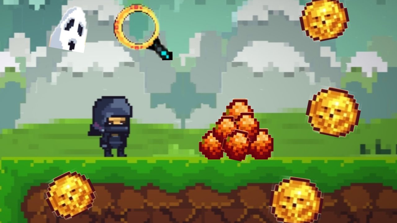 Ghost hat And Moonclipse shield 4 [ pixel survival 2 ]