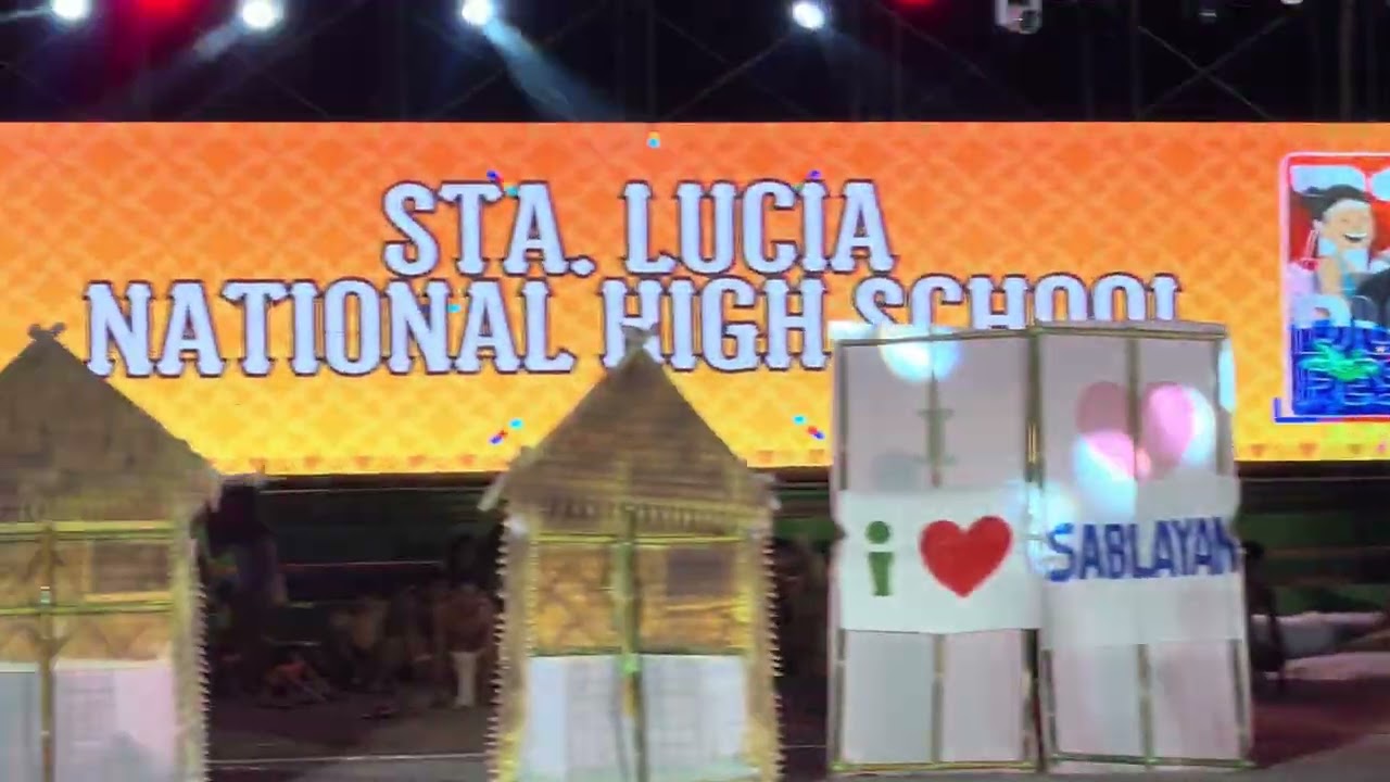 STA LUCIA NATIONAL HIGHSCHOOL  3rd RUNNER UP CONGRATULATIONS 🎉🎉🎉#sablayan  