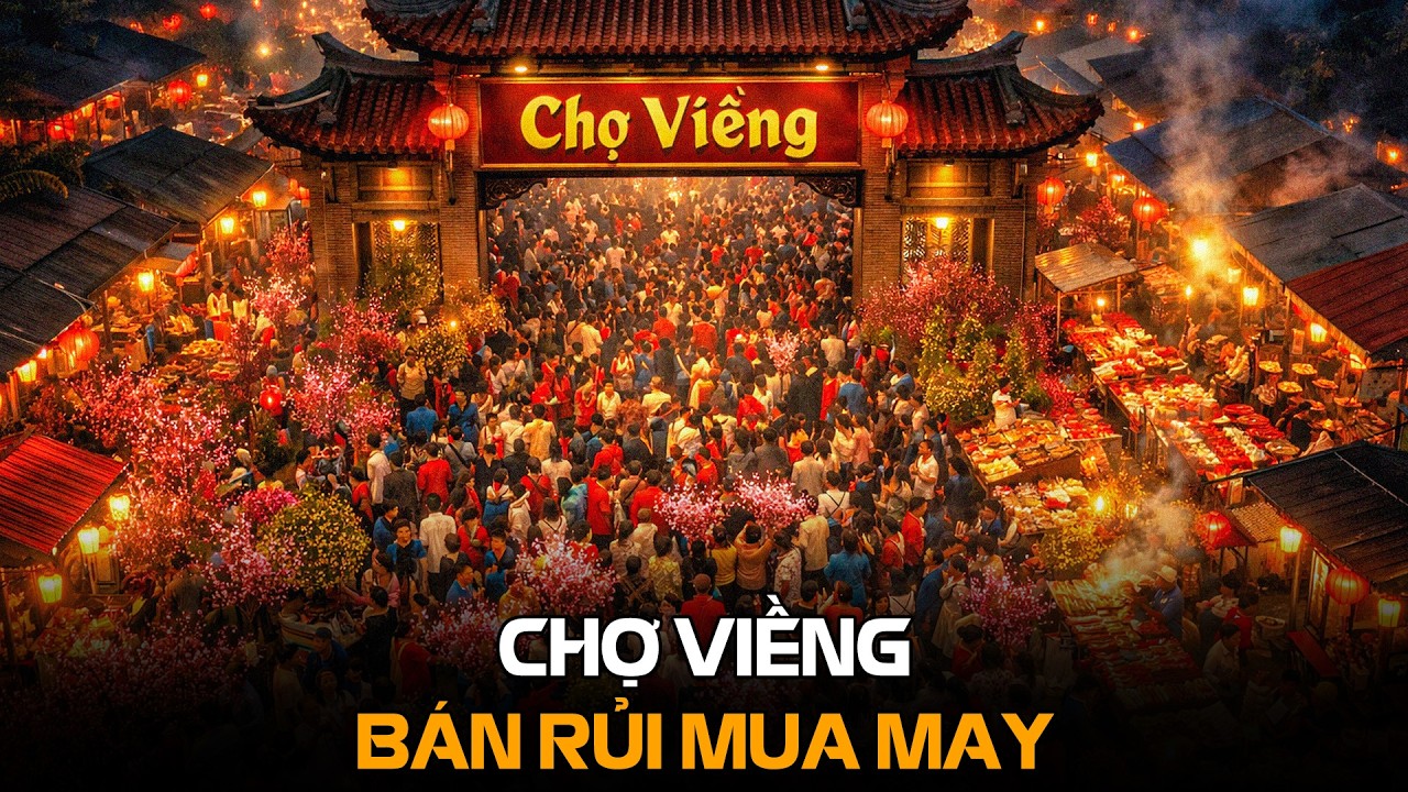 Chợ Viềng Nam Định: Tại sao người Việt đi chợ lúc 0 giờ? Bí ẩn phiên chợ 