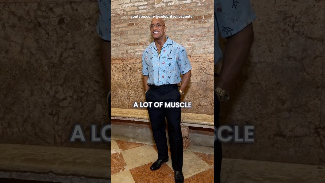 Why did The Rock lose so much muscle? 👀💪 #shorts #therock #dwaynejohnson