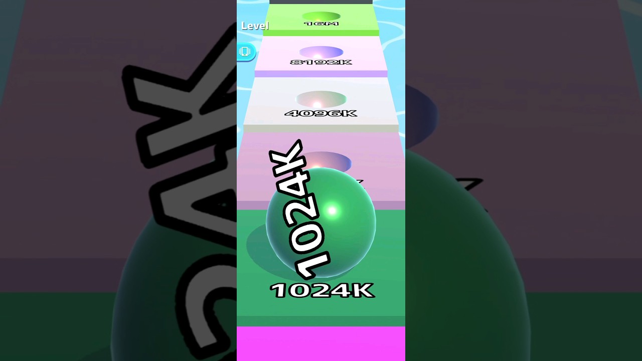 2048 | 2048 | 1024K Big Green Ball - Ball Run Infinity #cutiepie22yt #devagamezone #fyp