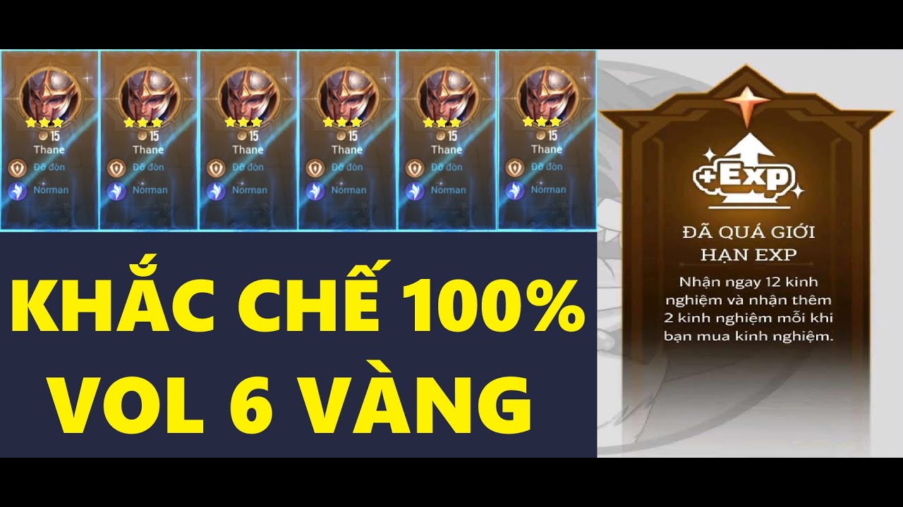KHẮC CHẾ 100% VOL 6 VÀNG - ANH EM TIN KHÔNG ? | Cờ Cá Chép Liên Quân S25 #13