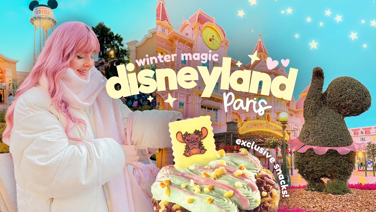 DISNEYLAND PARIS VLOG 🎄 EXCLUSIVE Park Snacks, Parades & Festive Shopping | Day Two ✨