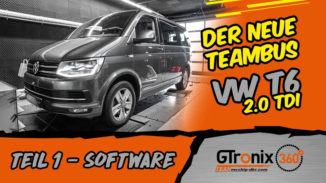 Der neue Teambus für den Ring | VW T6 2.0 TDI | GTronix360° Team mcchip-dkr