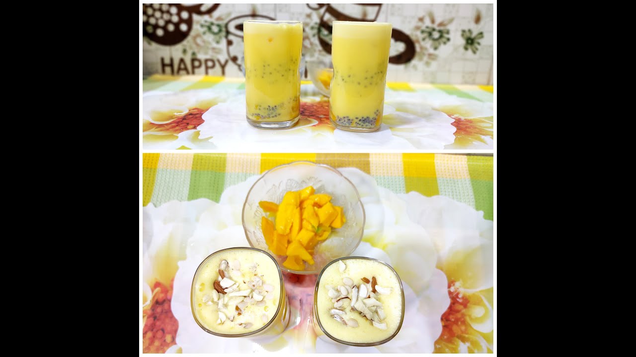Mango Custard Shake-Yummy Drink 