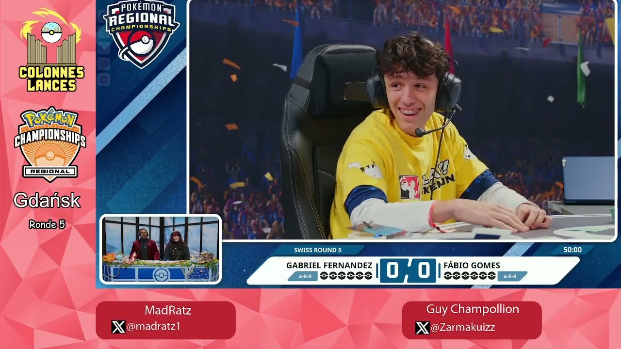 Régional Gdansk - Ronde 5 : Gabriel Fernandez 🇧🇷 (Zoroark) vs Fábio Gomes 🇩🇰 (Typhlosion)
