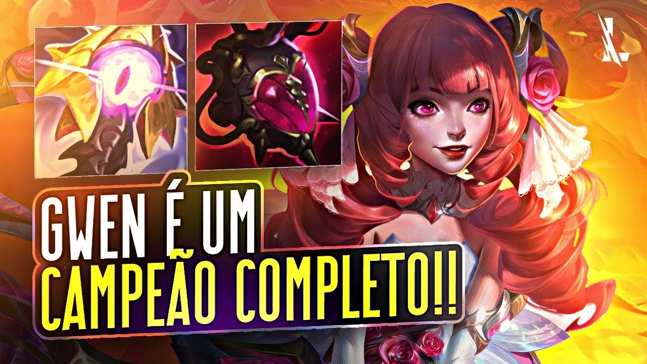 GWEN GAMEPLAY | QUASE TOP1 GWEN, MEU NOVO MONO?? CAMPEÃ COMPLETA!! | LoL Wild Rift