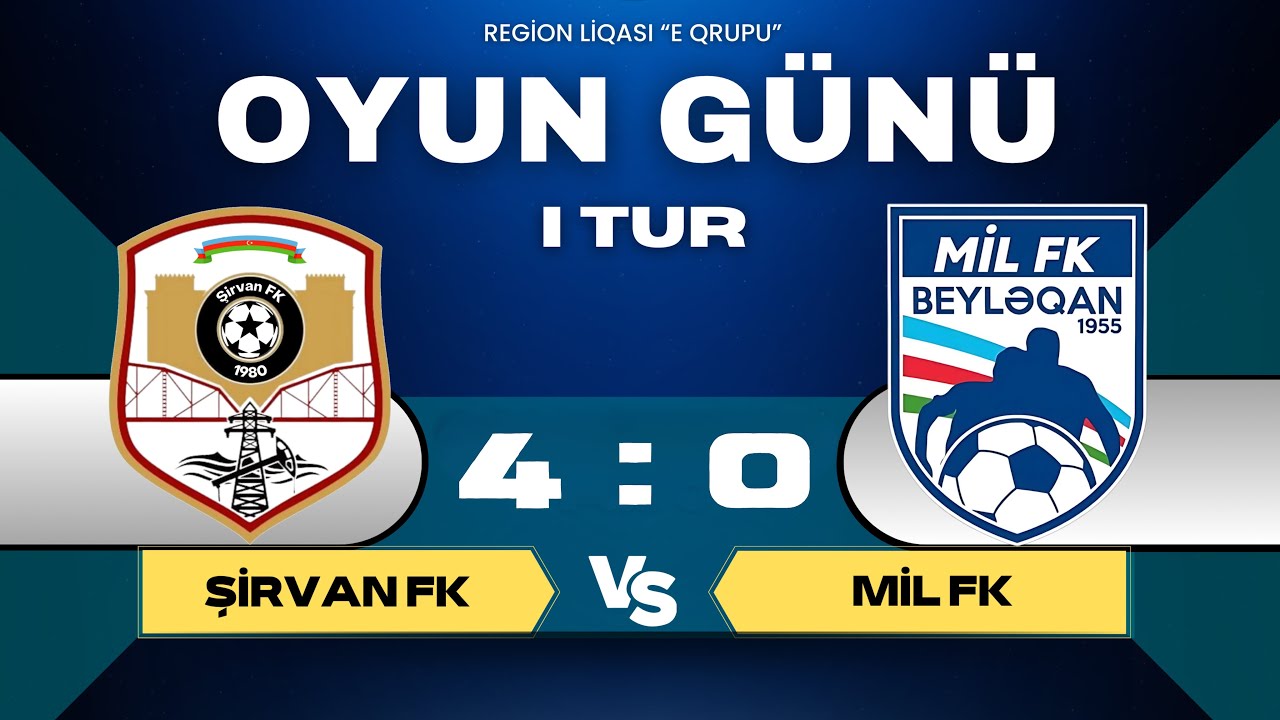 Şirvan FK - Mil FK ( Region Liqası 