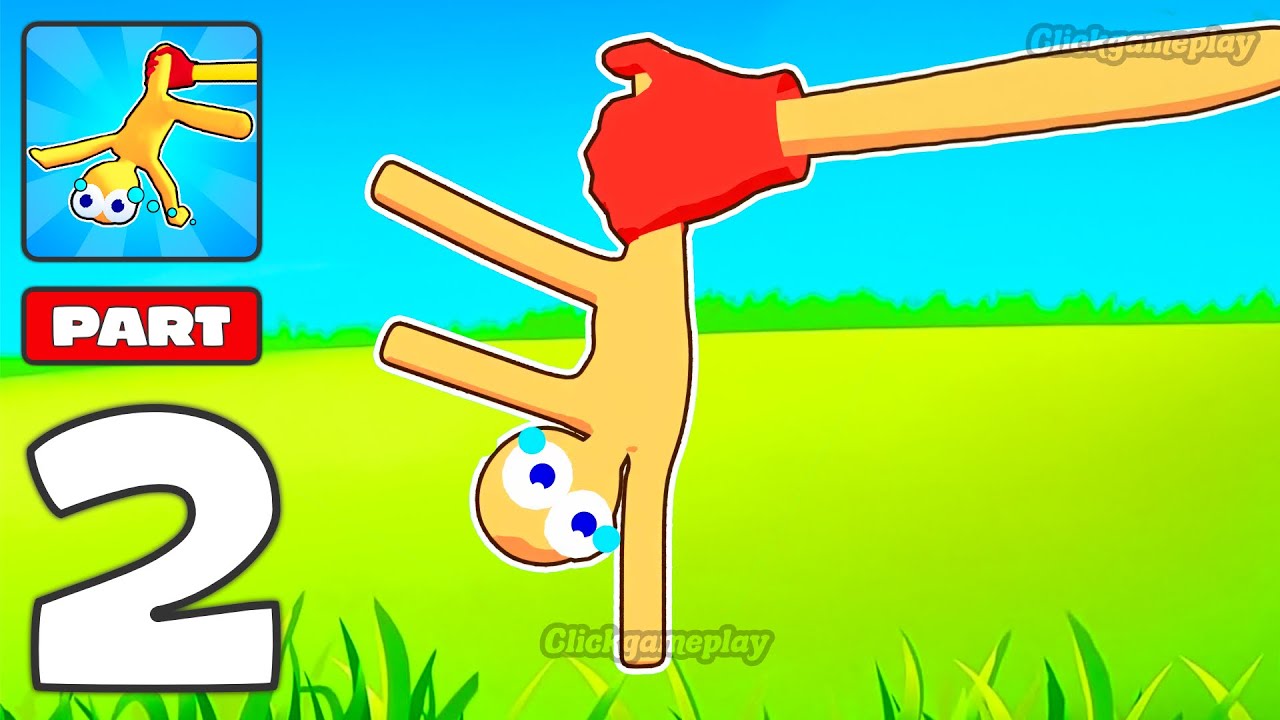 Grab Throw: Hit Annoying Guys. Прохождение игры. Часть 2. Обучающее видео. Grab A Ragdoll (Androi...