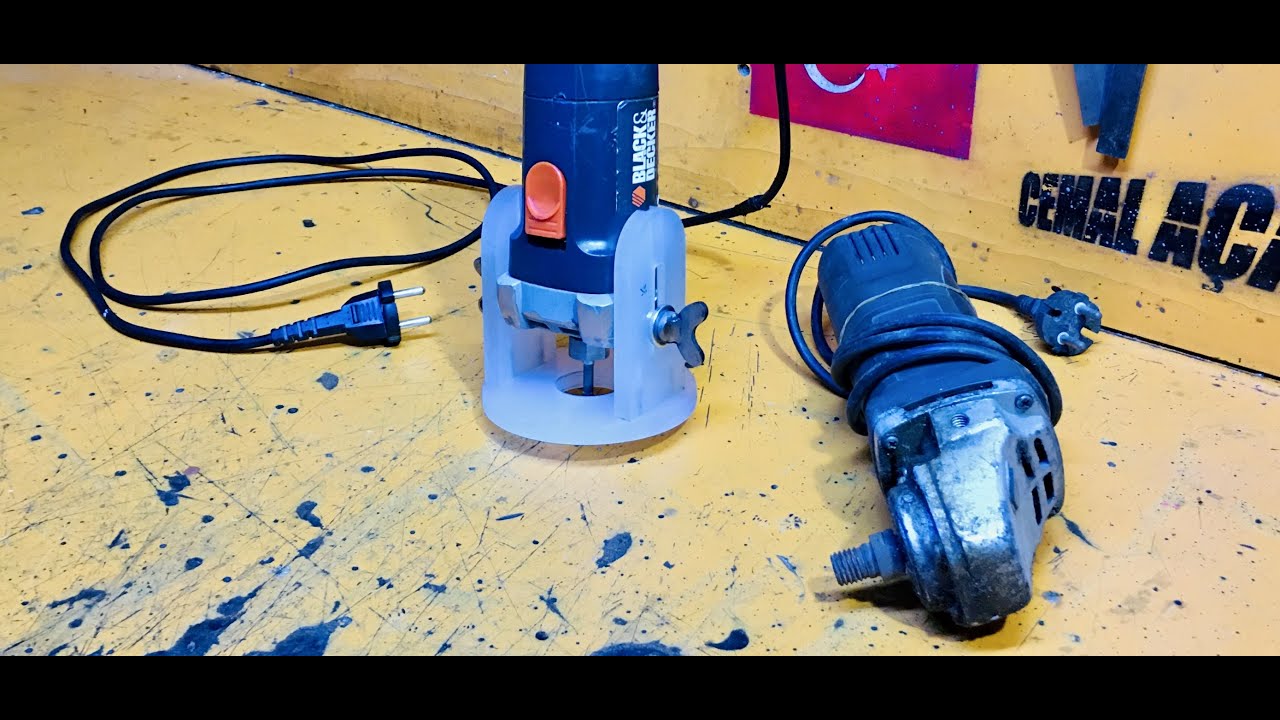 Eski Taşlama Makinesi Frezeye Dönüşüyor D)Conversion of the grinding machine