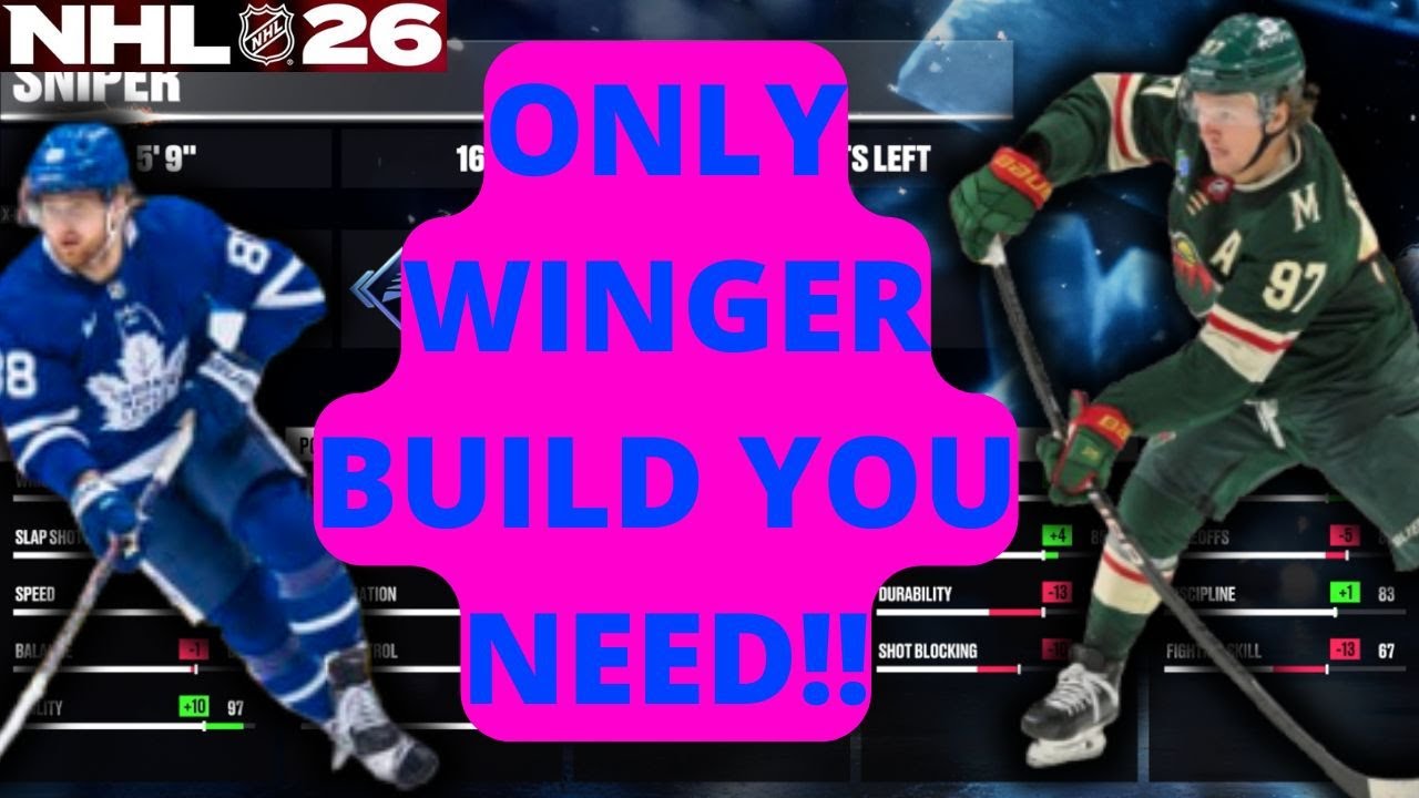 THIS WINGER BUILD WILL HAVE YOU SCORING MORE POINTS THAN EVER!! THE BEST NHL 26 EASHL WING BUILD!!