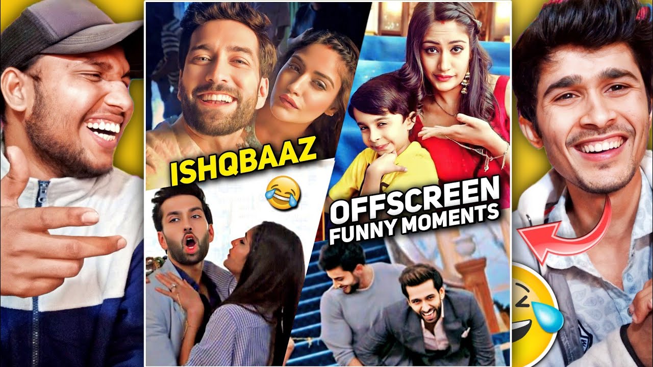 Ishqbaaz Anika And Shivay Funny And Chaotic Offscreen Moments Reaction 😂🔥 |  V2funreacts #ishqbaaz