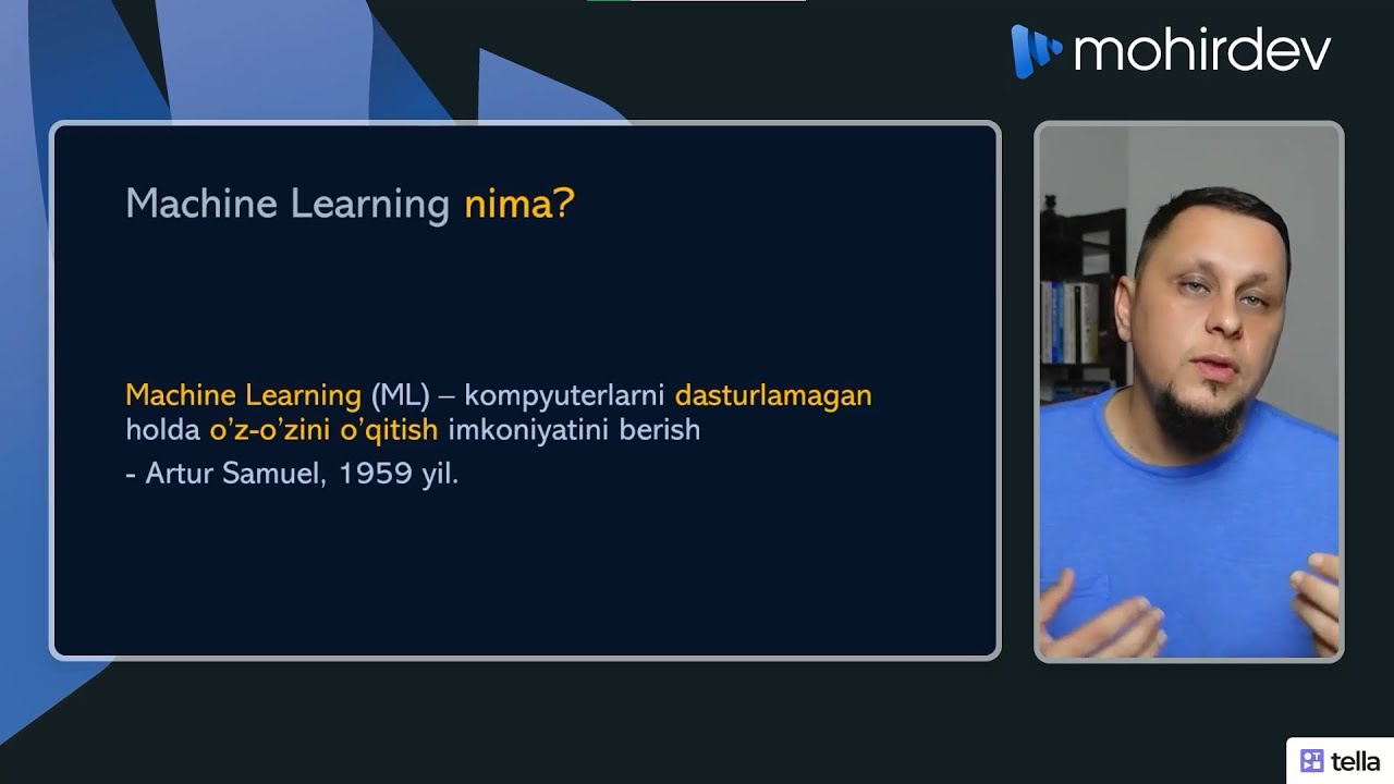 Machine Learning nima? | Data Science va Sun'iy Intellekt kursi