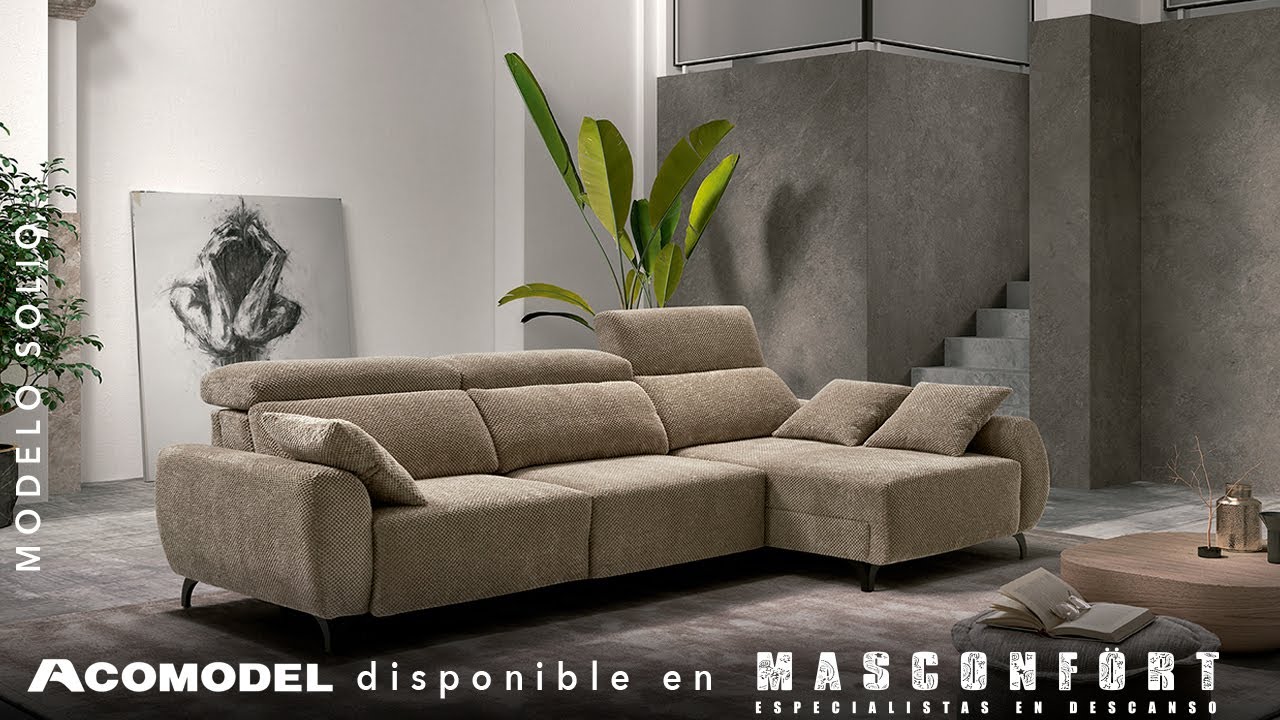 Sof&aacute; Masconfort Acomodel Solio: Comodidad y Estilo en nuestra tienda en Estepona
