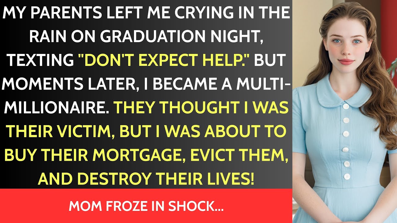 At My Graduation, Mom Texted “Don’t Expect Help,” —Then My CFO Called About the IPO… and...