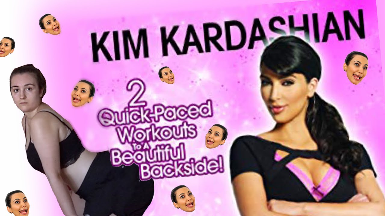 i followed kim kardashian's butt workout dvd 🍑