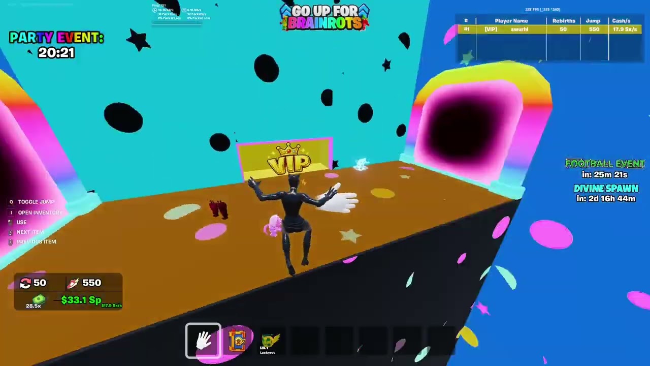 Ascended Spawn in Go Up for Brainrots (Part 22)
