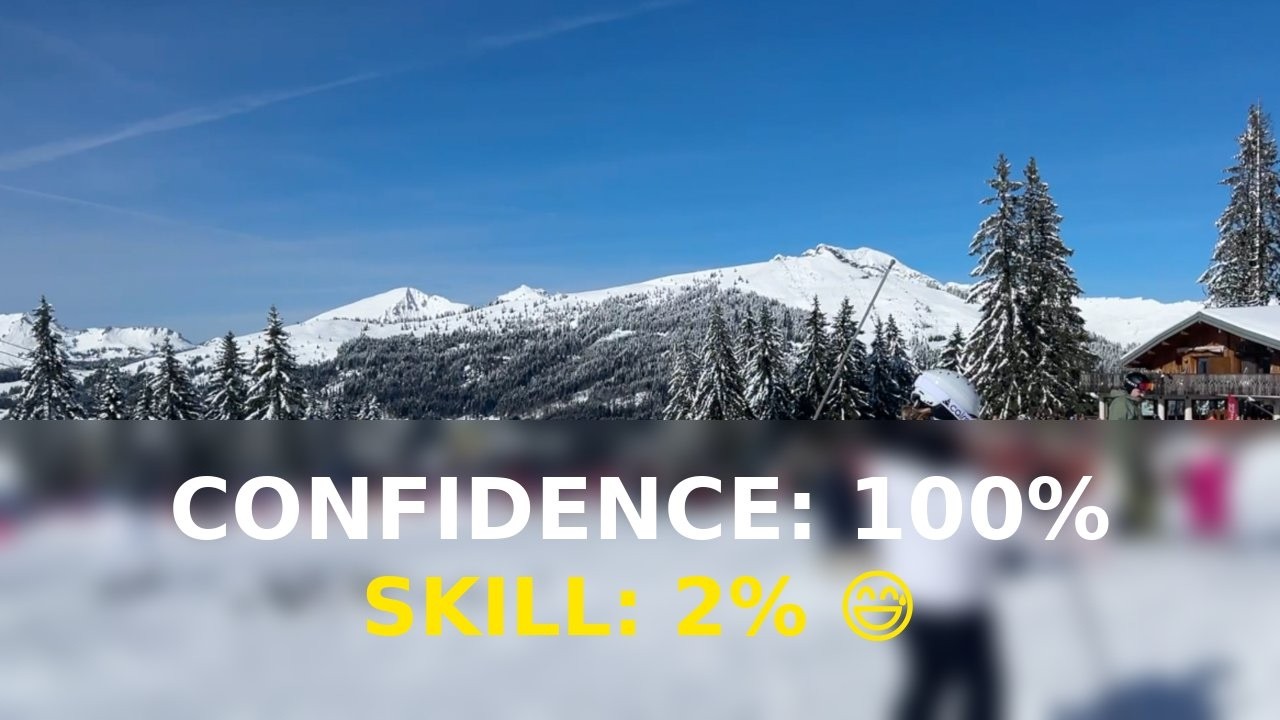 First Day Skiing… What Could Go Wrong? ❄️ Greens, Blues & Pure Panic — First Day Les Gets