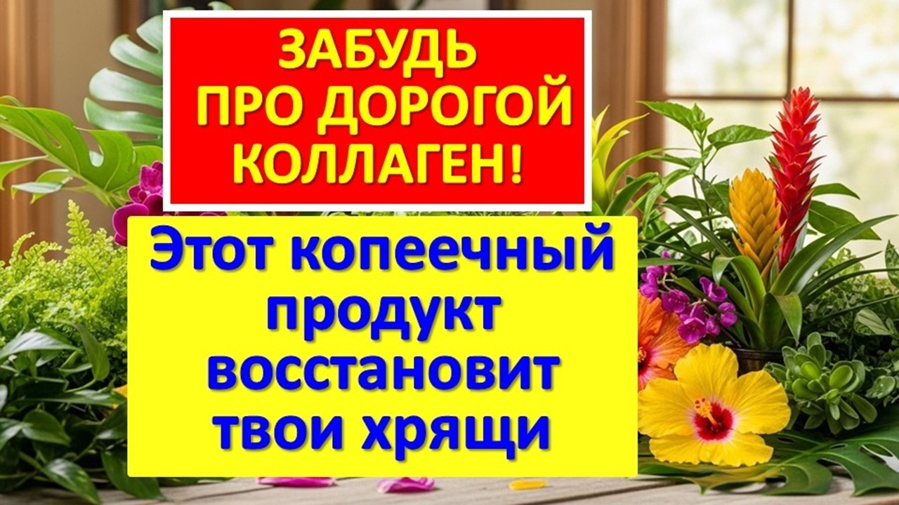Забудь про дорогой коллаген! Этот копеечный продукт из мясного отдела восстановит хрящи после 50 лет