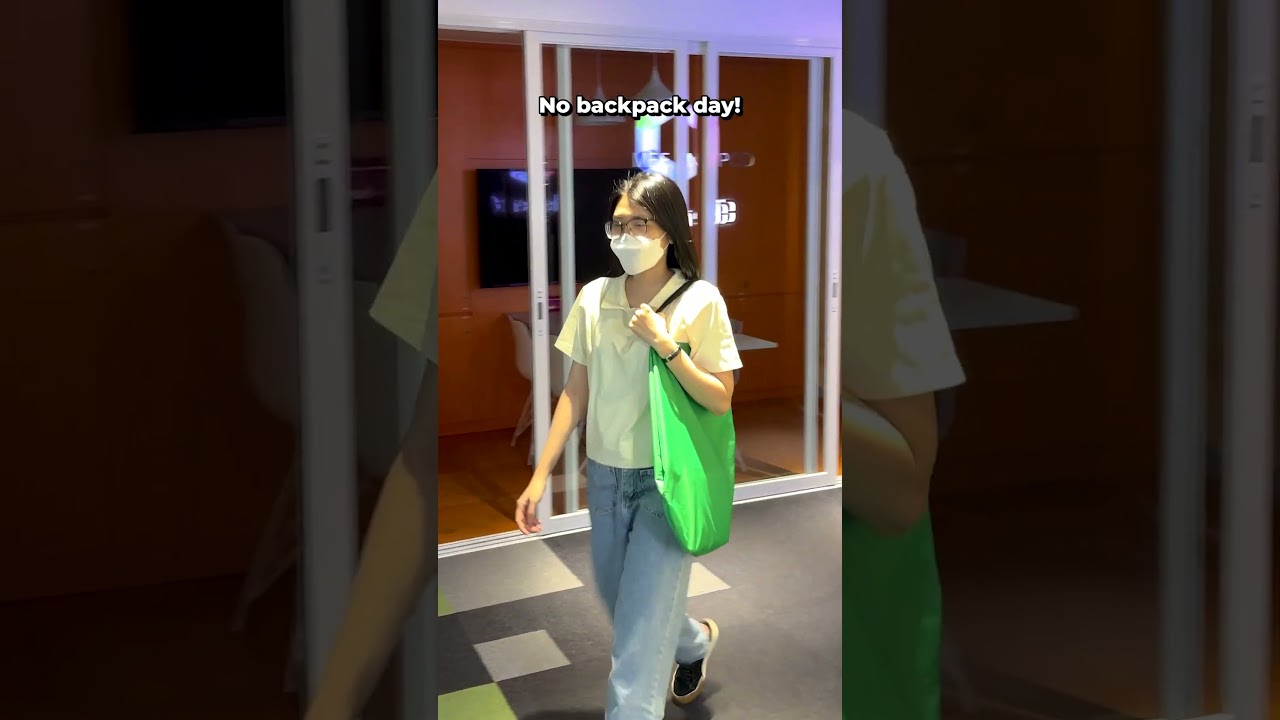 No backpack challenge! 