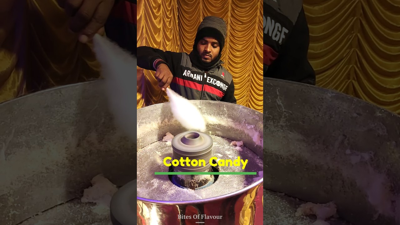 Floating Cotton Candy Making #shorts #candy #cottoncandy