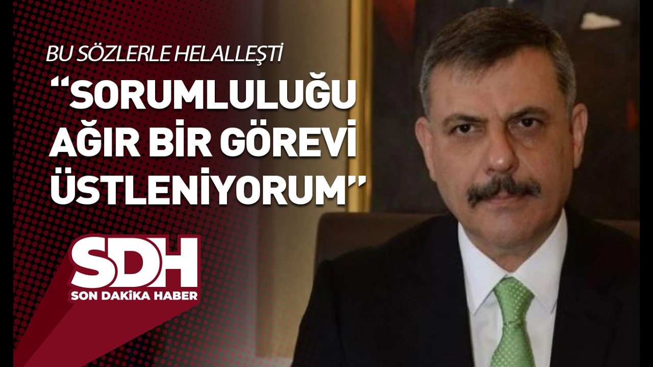 Sorumluluğu Ağır Bir Görevi Üstleniyorum! Bakan Çiftçi'den Flaş Açıklama