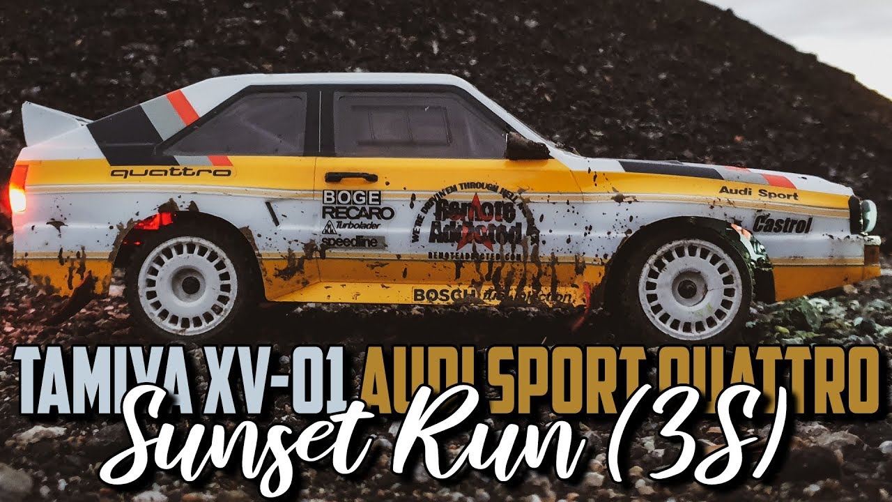 Tamiya XV-01 Audi Sport Quattro - Sunset Run (3S)
