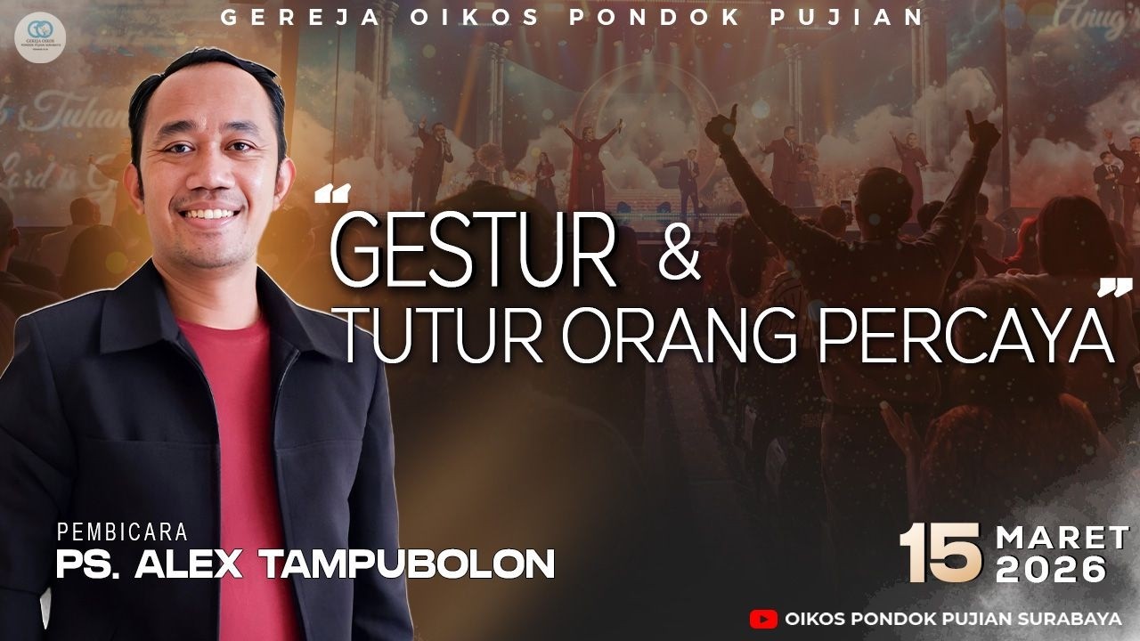 IBADAH MINGGU 15 MARET 2026, PS ALEX TAMPUBOLON 
