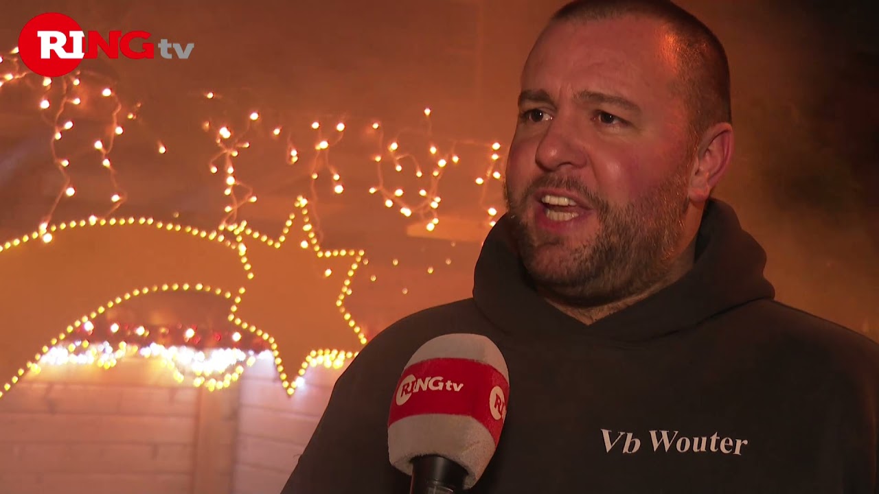 De mooiste kerststraat: Keerstraat in Halle
