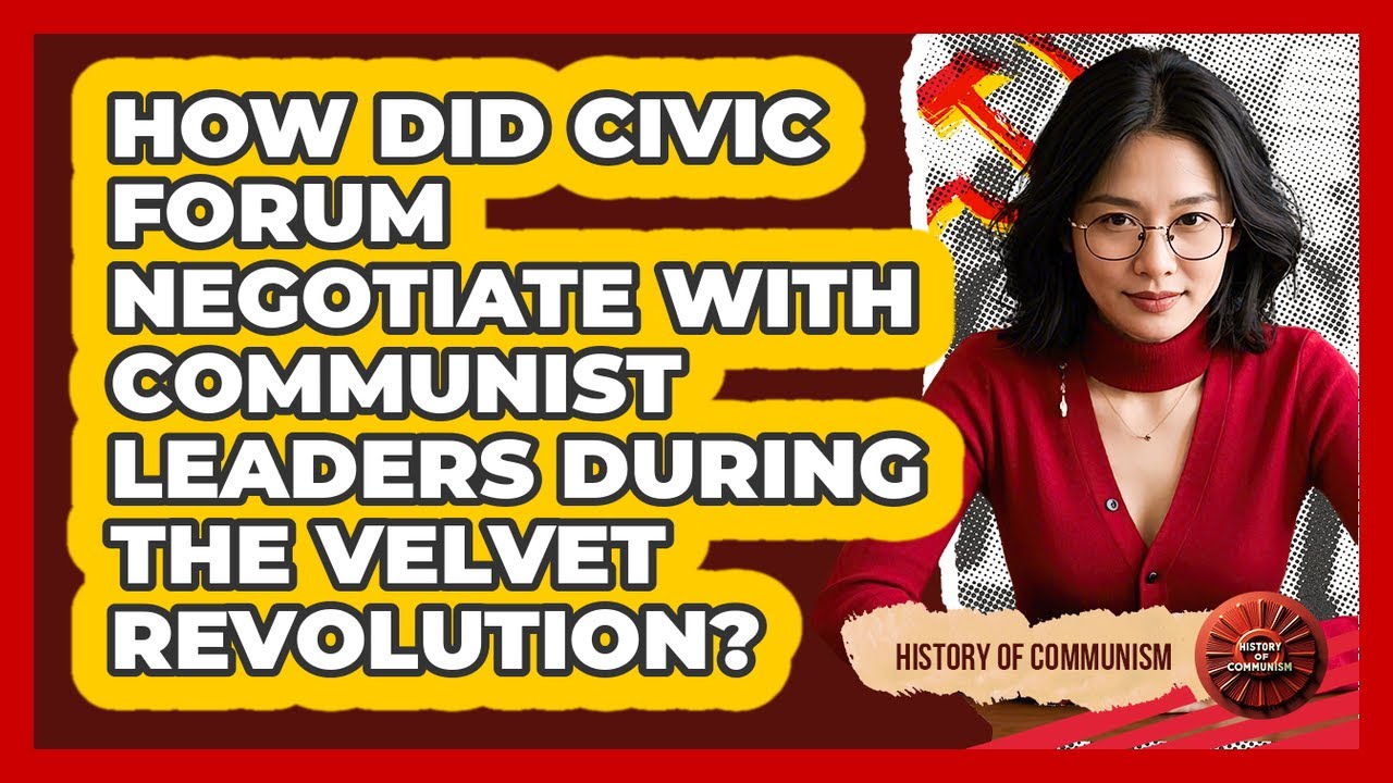 How Did Civic Forum Negotiate With Communist Leaders During The Velvet Revolution?
