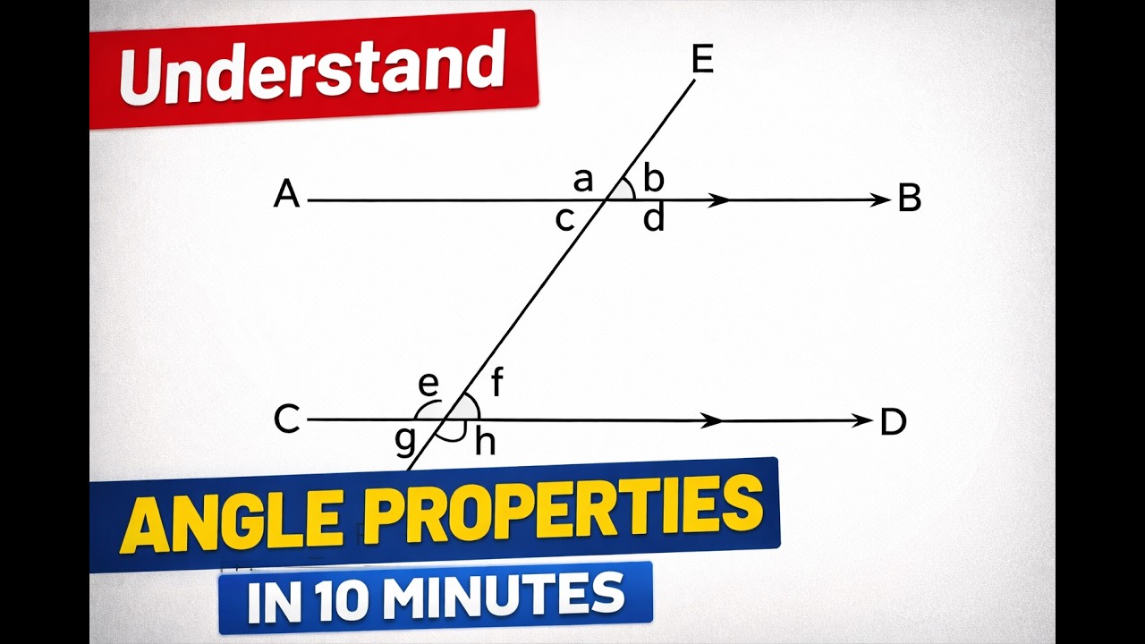 Understand Angle Properties in 10 Minutes!