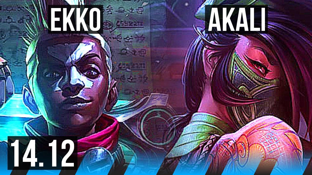 EKKO vs AKALI (MID) | Legendary, 800+ games, 13/3/6 | EUNE Diamond | 14.12