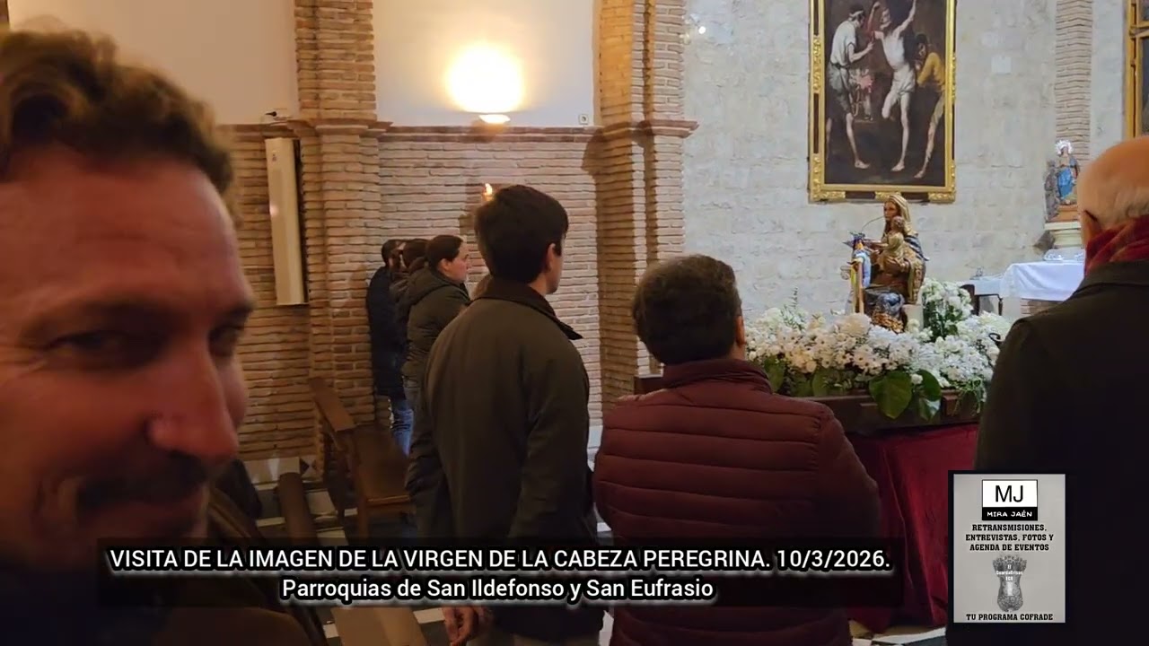 VISITA DE LA IMAGEN PEREGRINA DE LA VIRGEN DE LA CABEZA A S. ILDEFONSO Y RECIBIMIENTO EN S EUFRASIO 