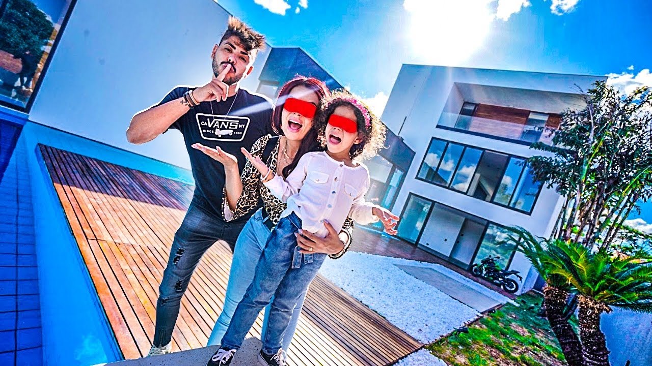 LEVEI MINHA FAMÍLIA PARA CONHECER NOSSA CASA NOVA *Pérola ficou muito feliz *